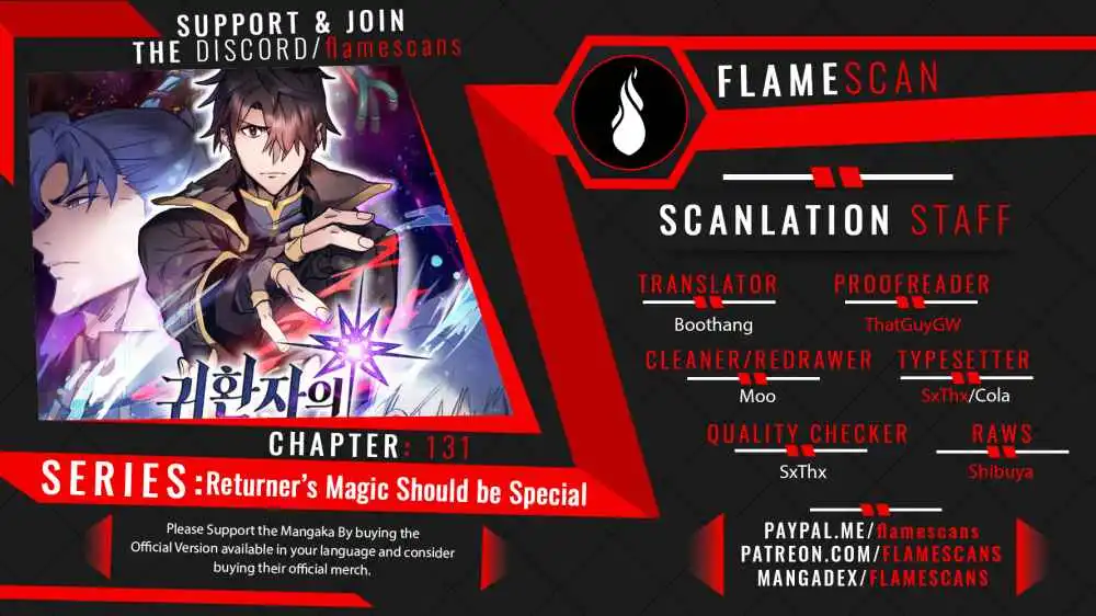 A Returner's Magic Should Be Special Chapter 131