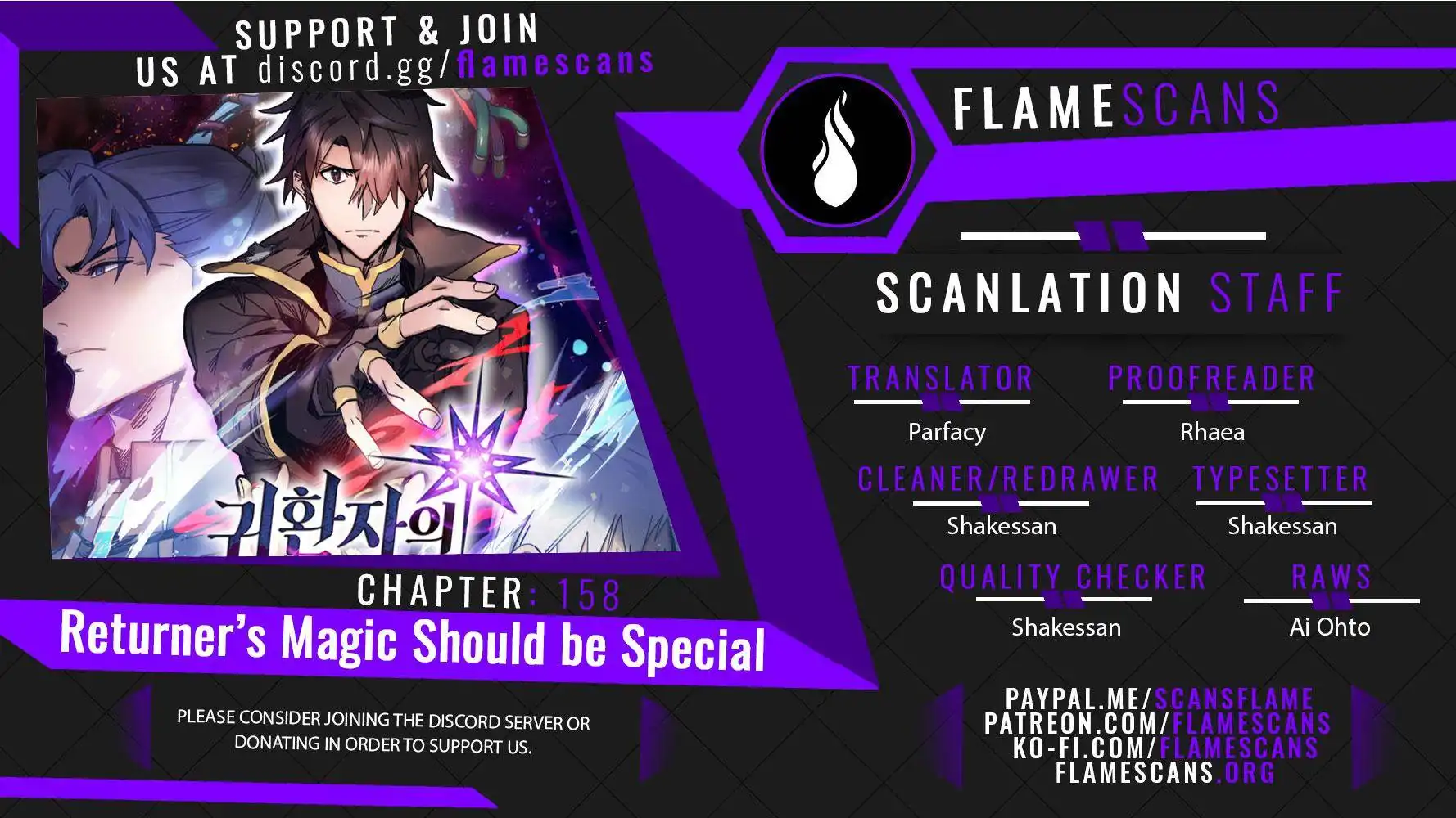 A Returner's Magic Should Be Special Chapter 158