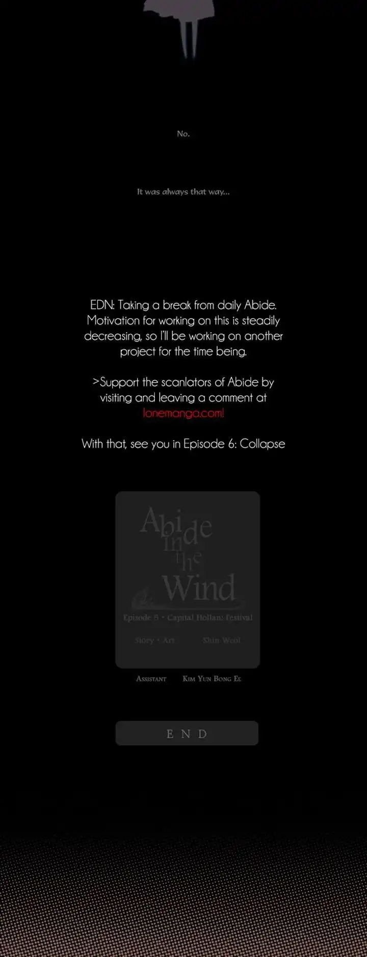 Abide in the Wind Chapter 101