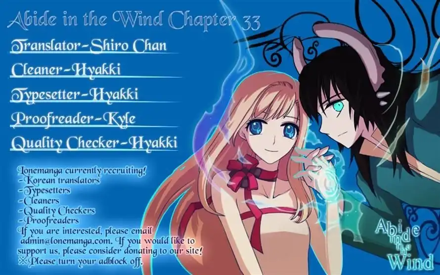 Abide in the Wind Chapter 33