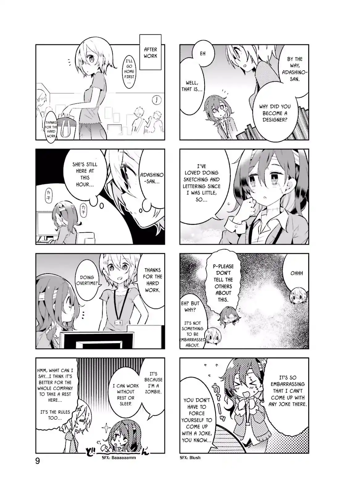 Adashino-san wa Sude ni Shinderu. Chapter 1