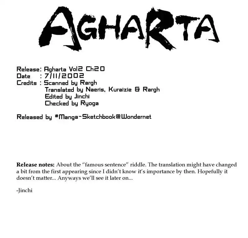 Agharta Chapter 20