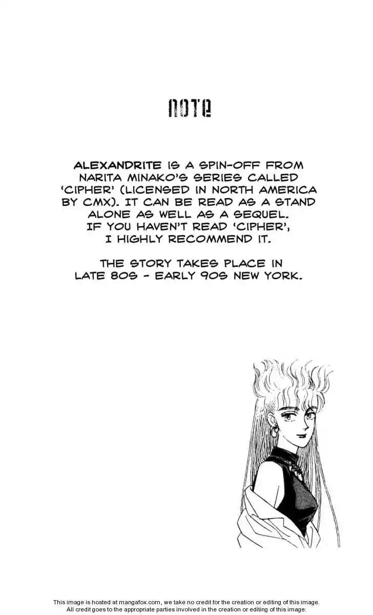 Alexandrite Chapter 1.1