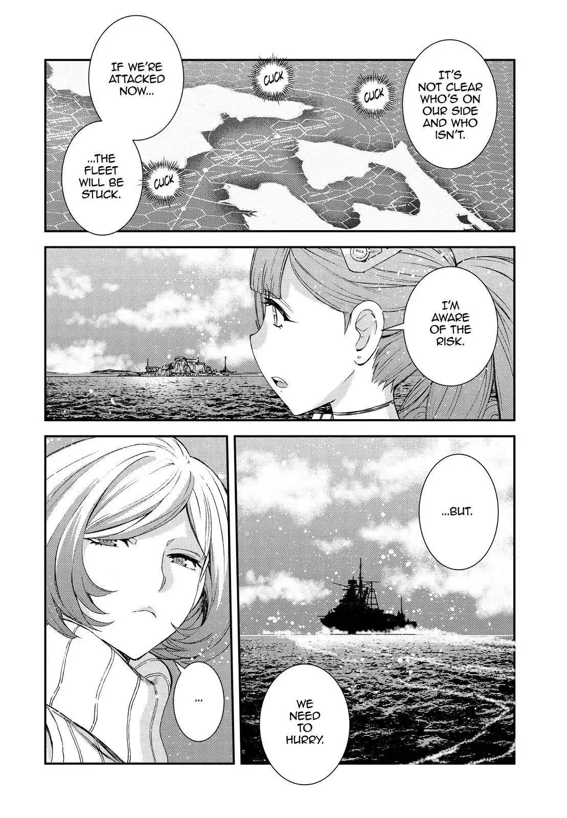 Aoki Hagane no Arpeggio Chapter 136