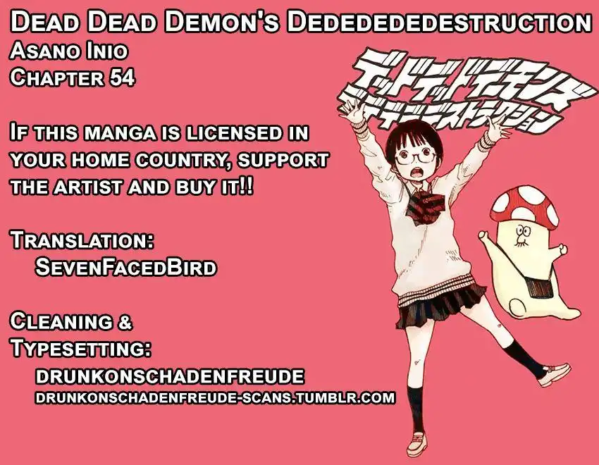 Dead Dead Demon's Dededededestruction Chapter 54