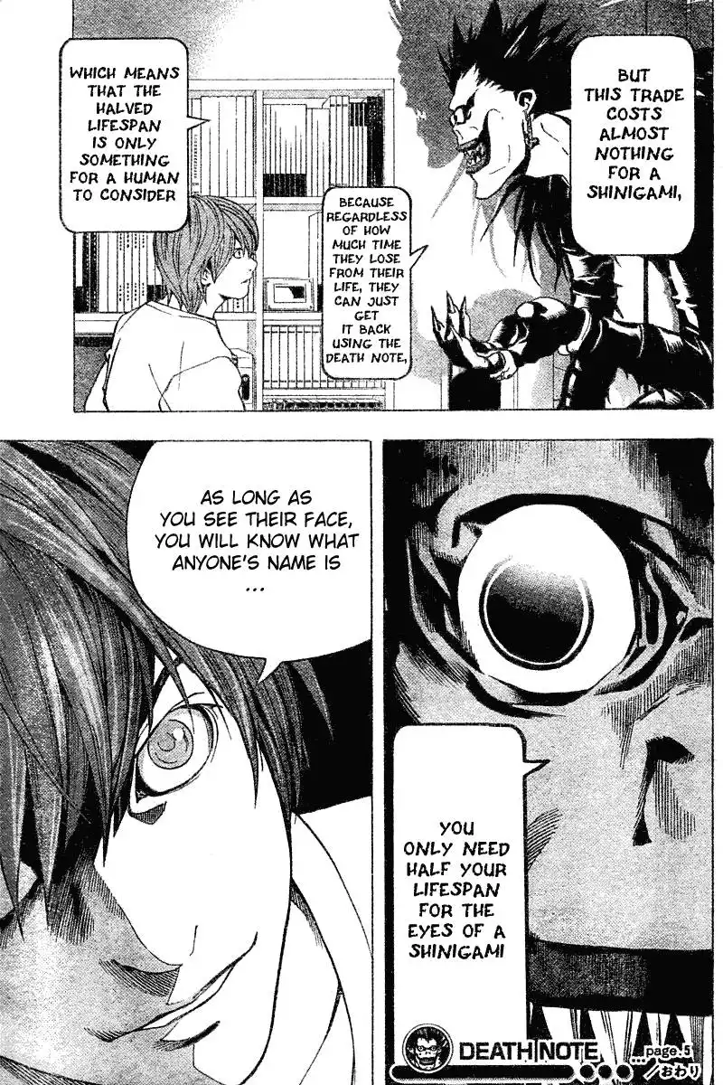 Death Note Chapter 5