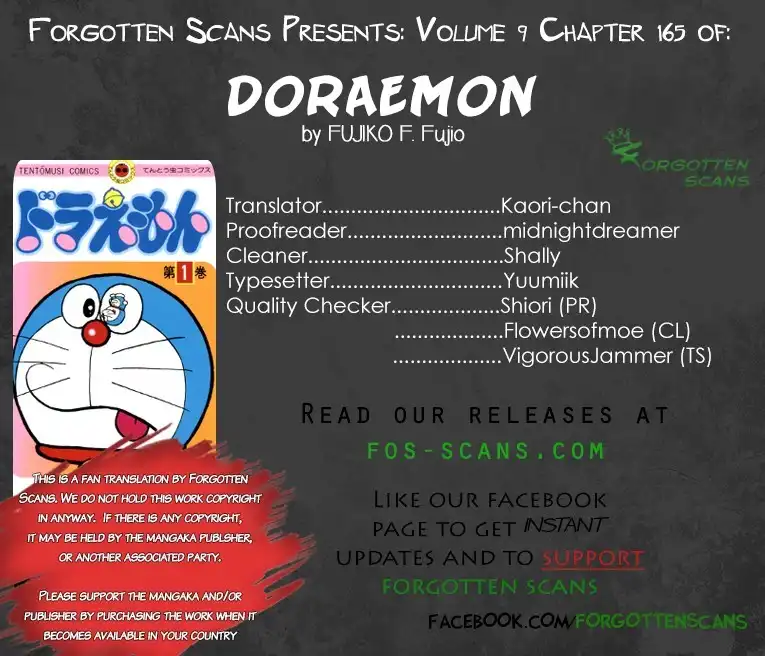 Doraemon Chapter 165