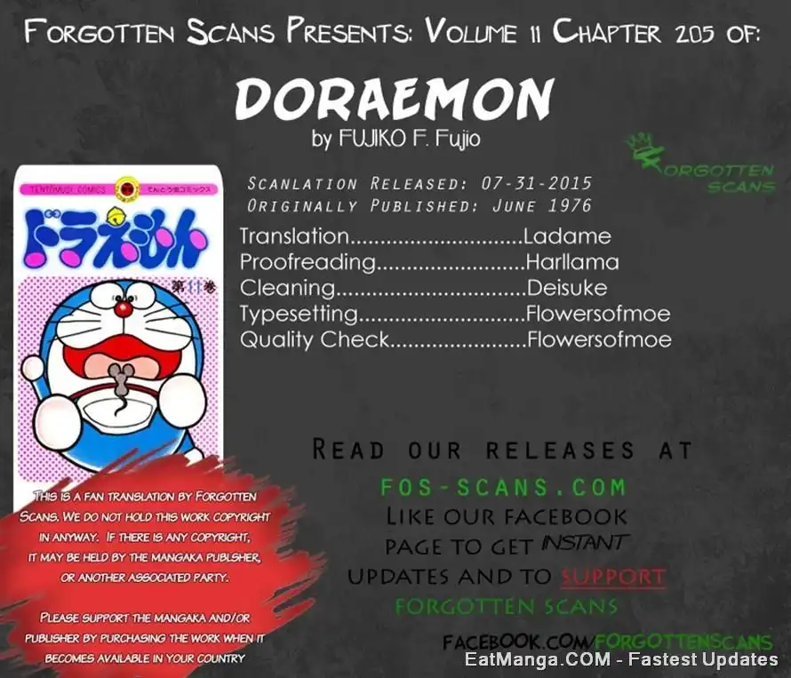 Doraemon Chapter 205