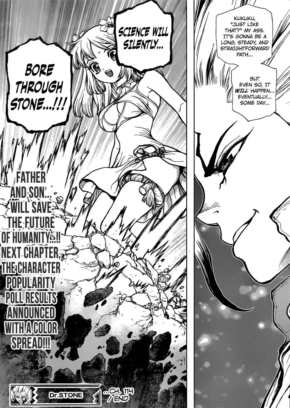 Dr. Stone Chapter 114