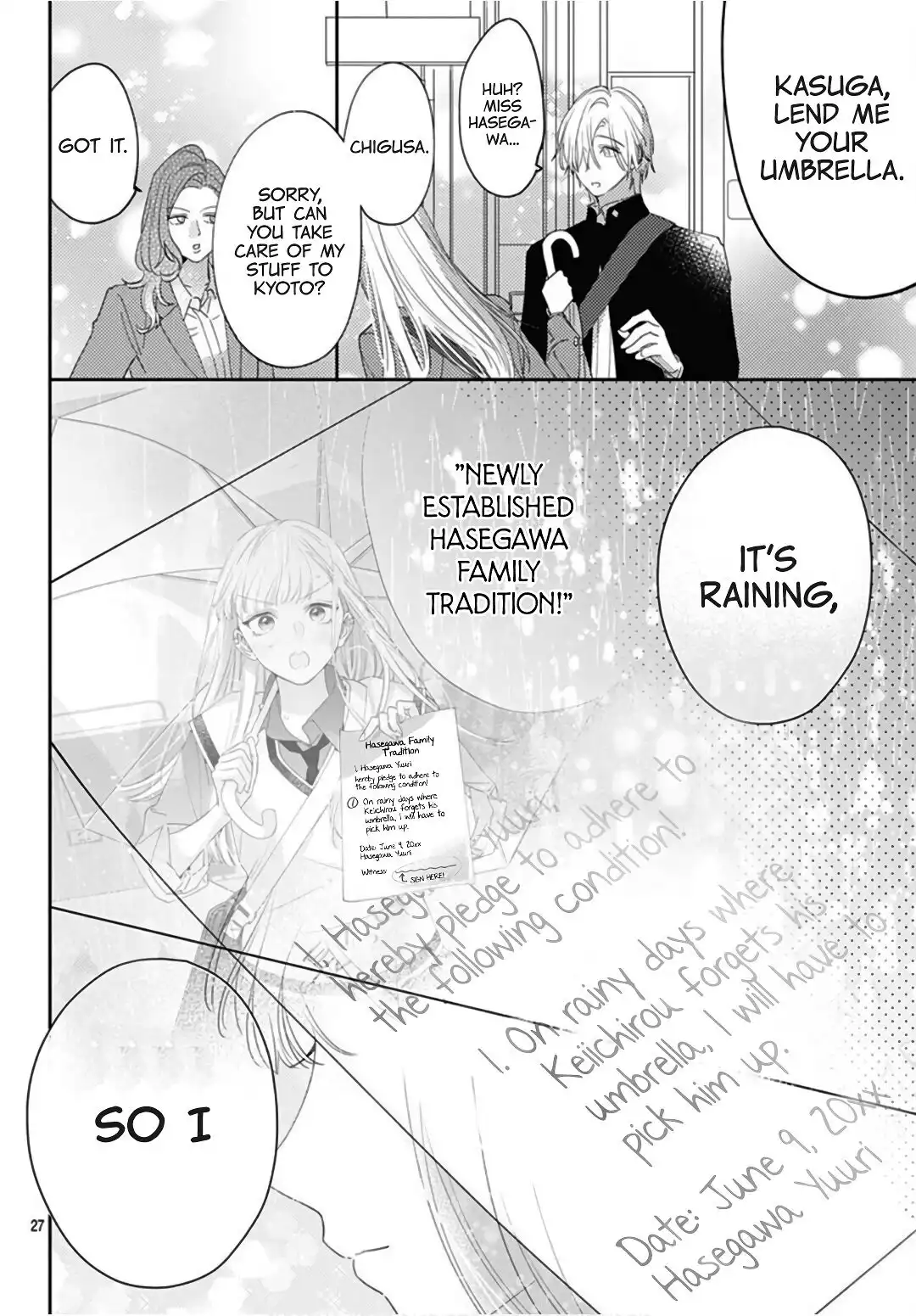 Hayaku Shitai Futari Chapter 27