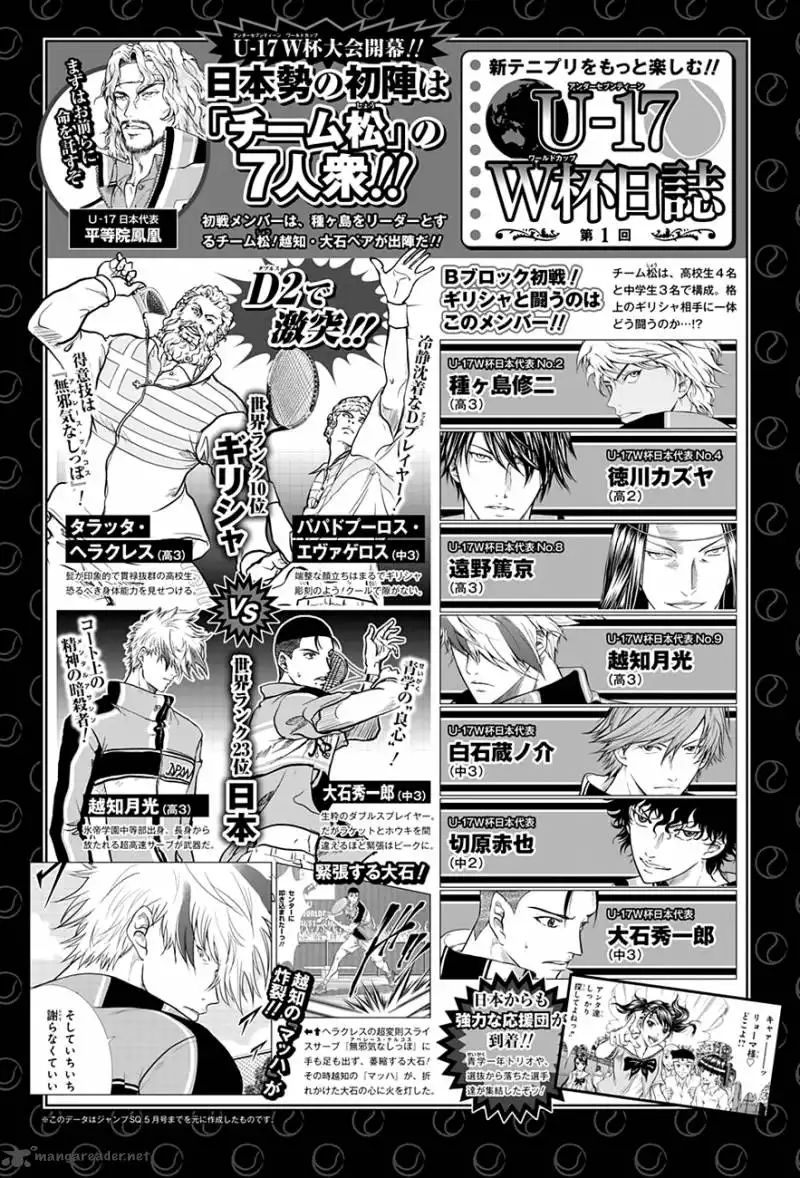 New Prince of Tennis Chapter 181