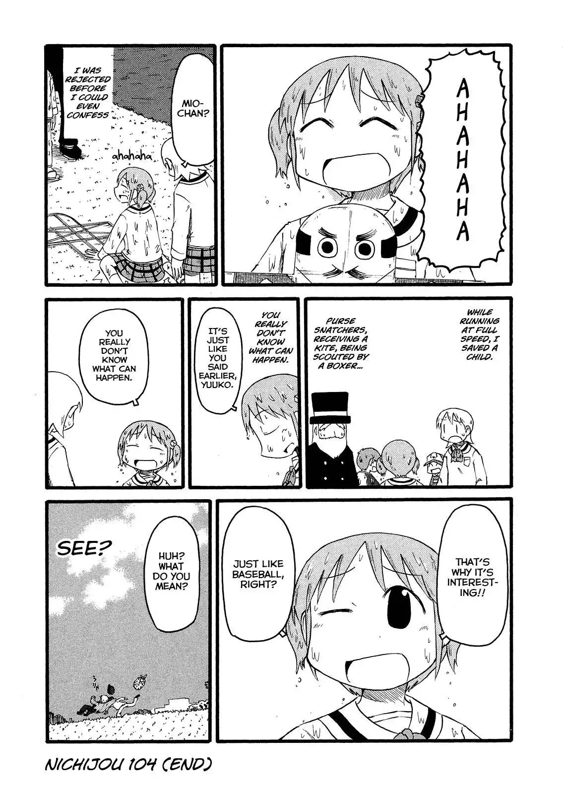 Nichijou Chapter 104