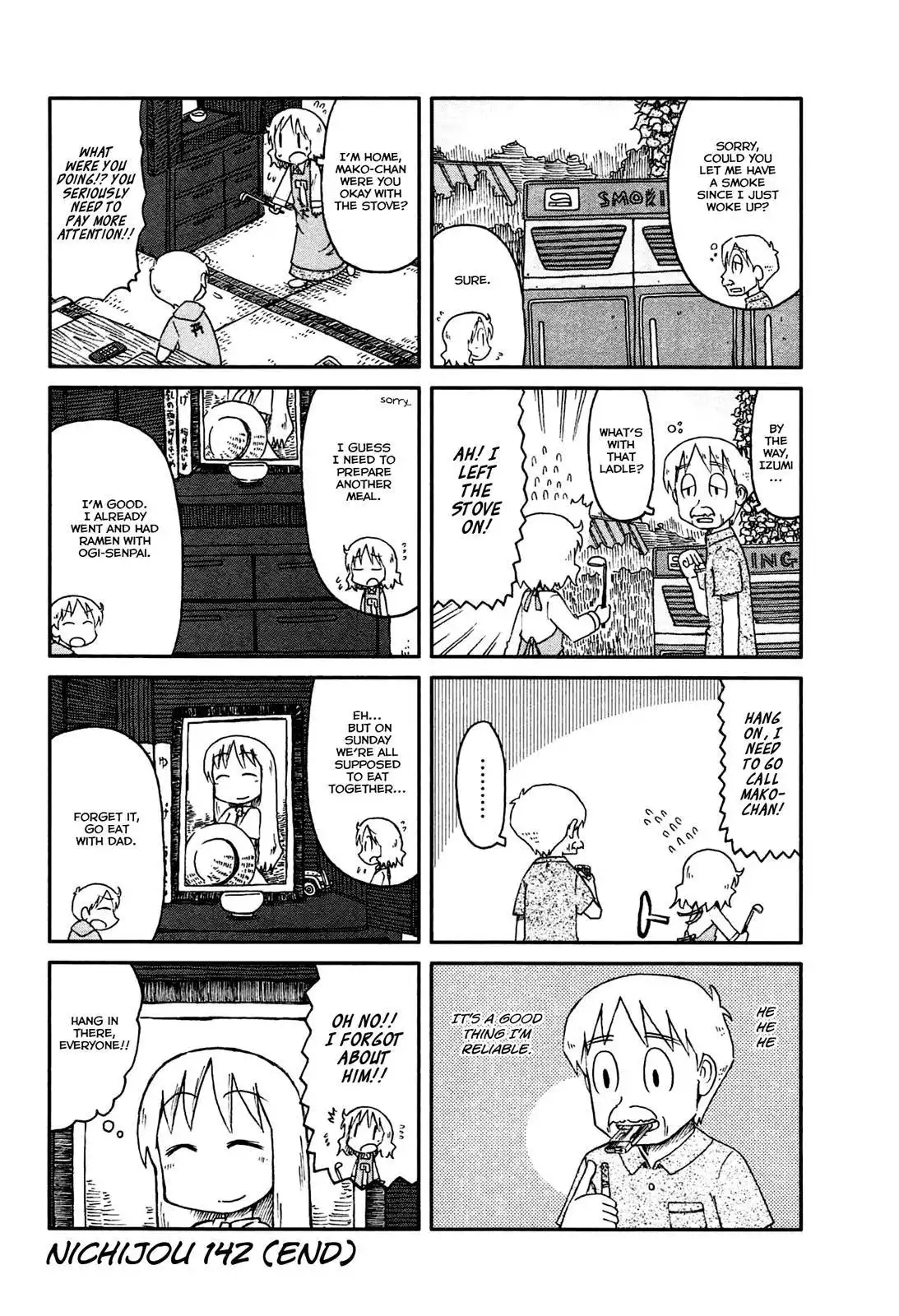 Nichijou Chapter 142 4