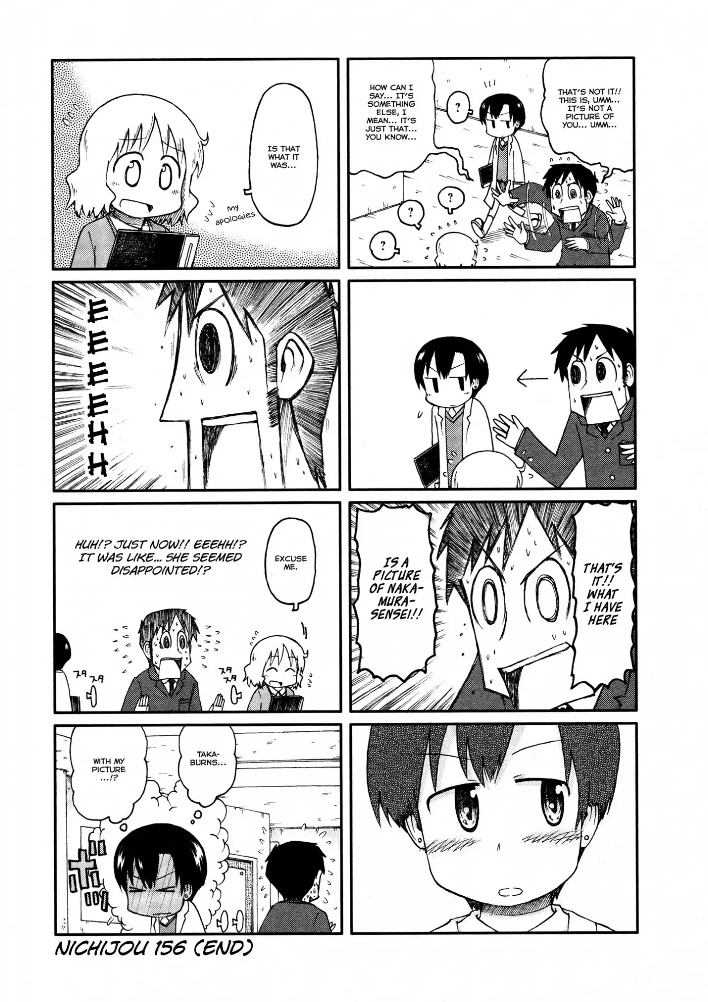 Nichijou Chapter 156