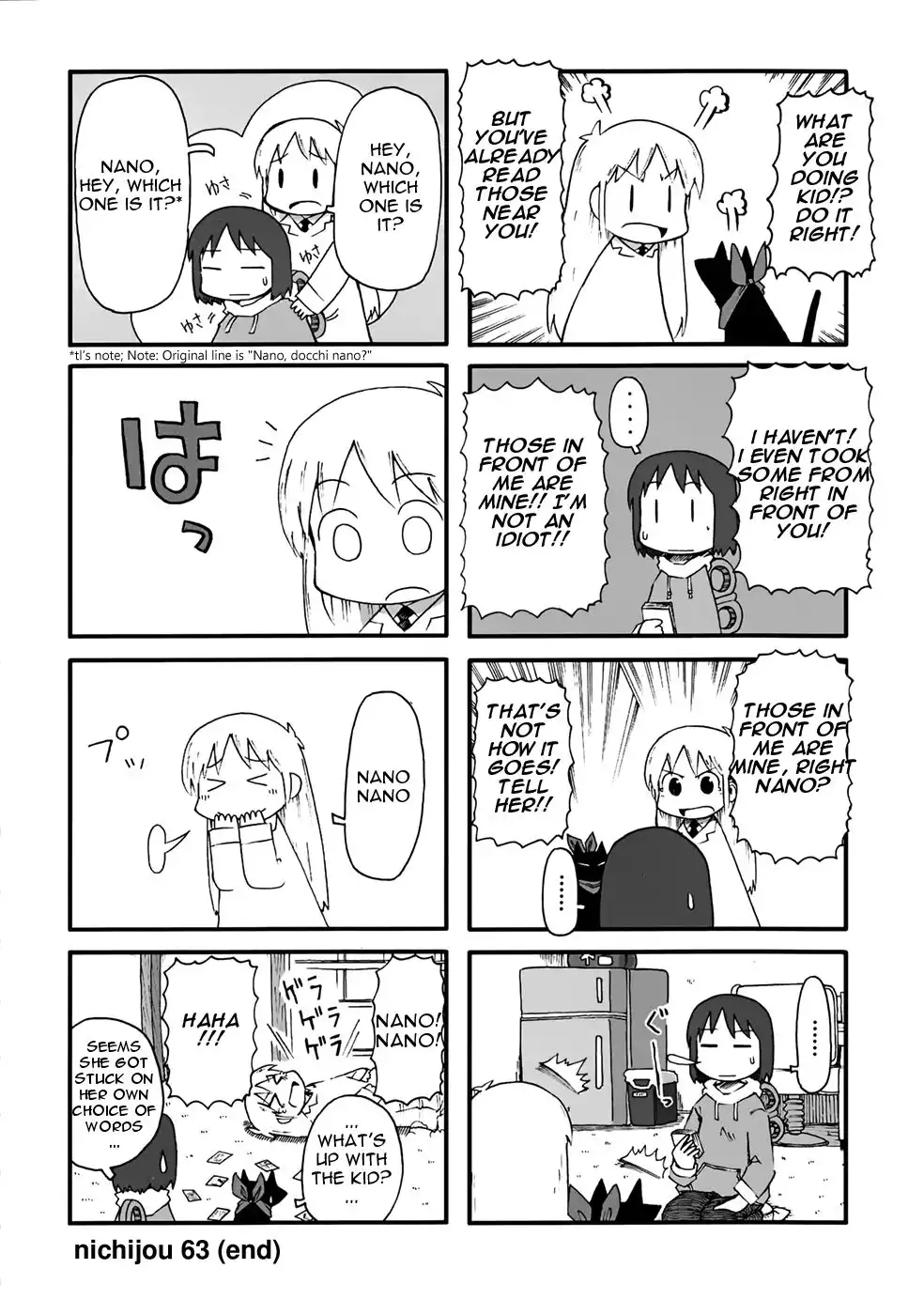 Nichijou Chapter 63