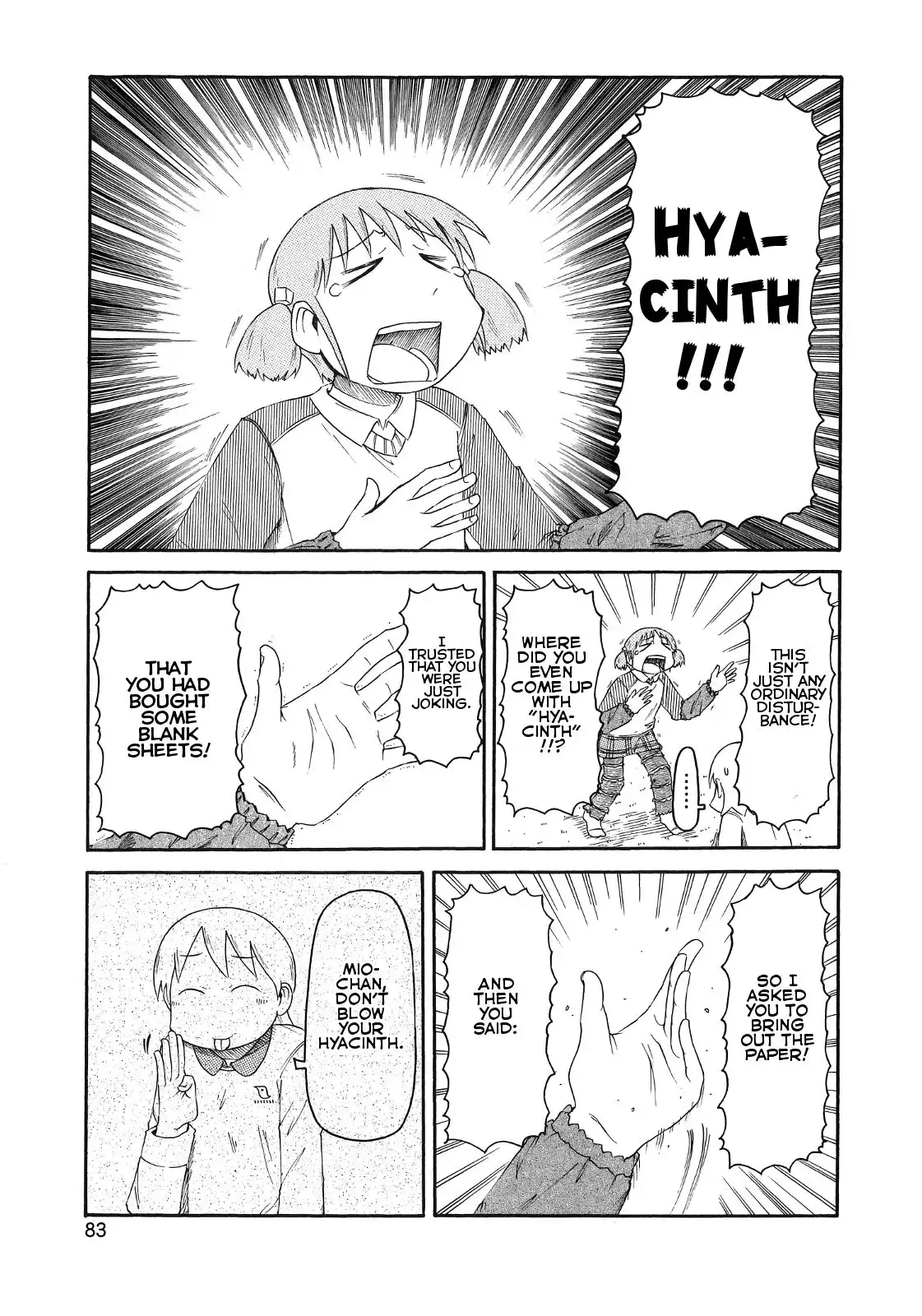 Nichijou Chapter 81