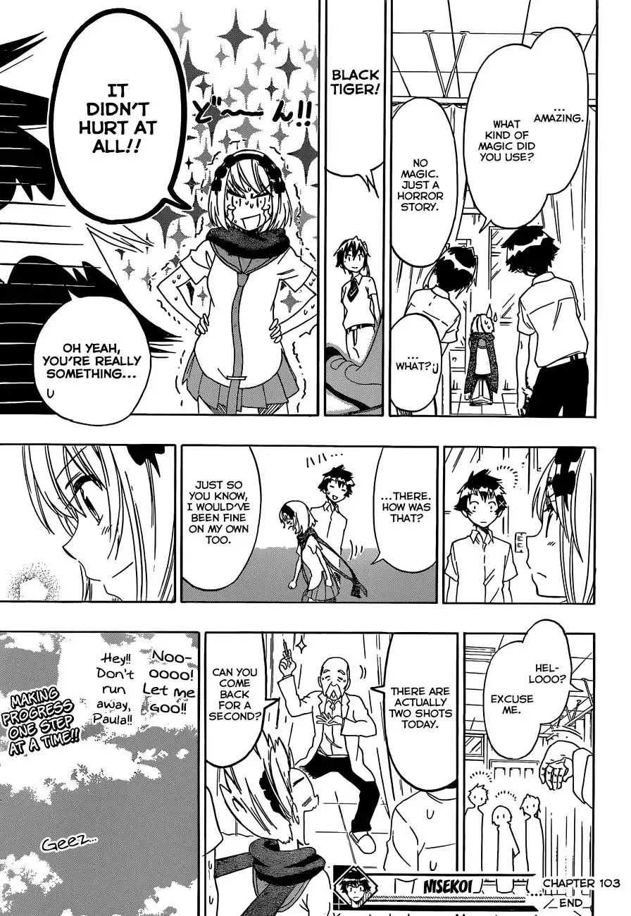 Nisekoi Chapter 103