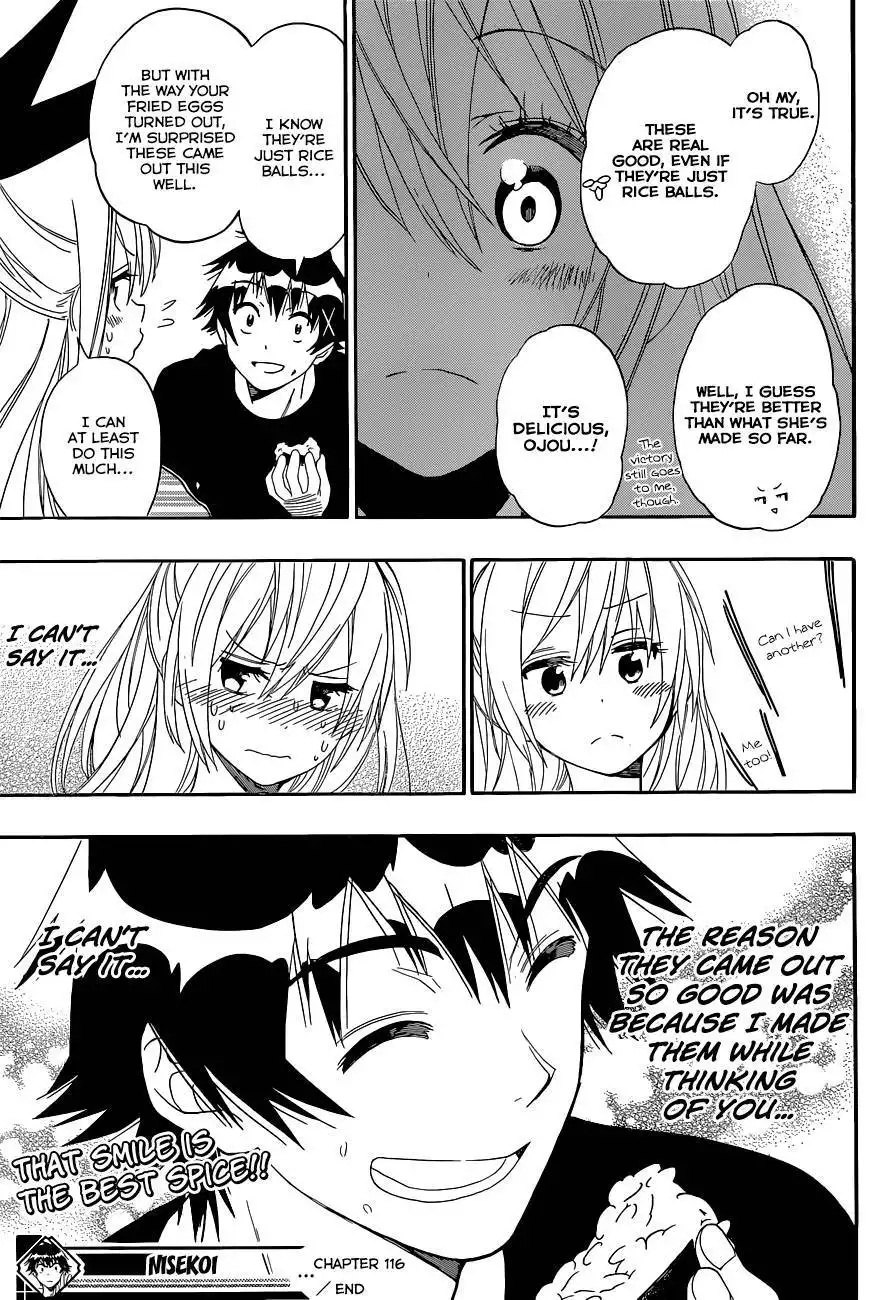 Nisekoi Chapter 116