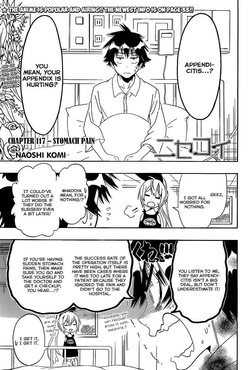 Nisekoi Chapter 117