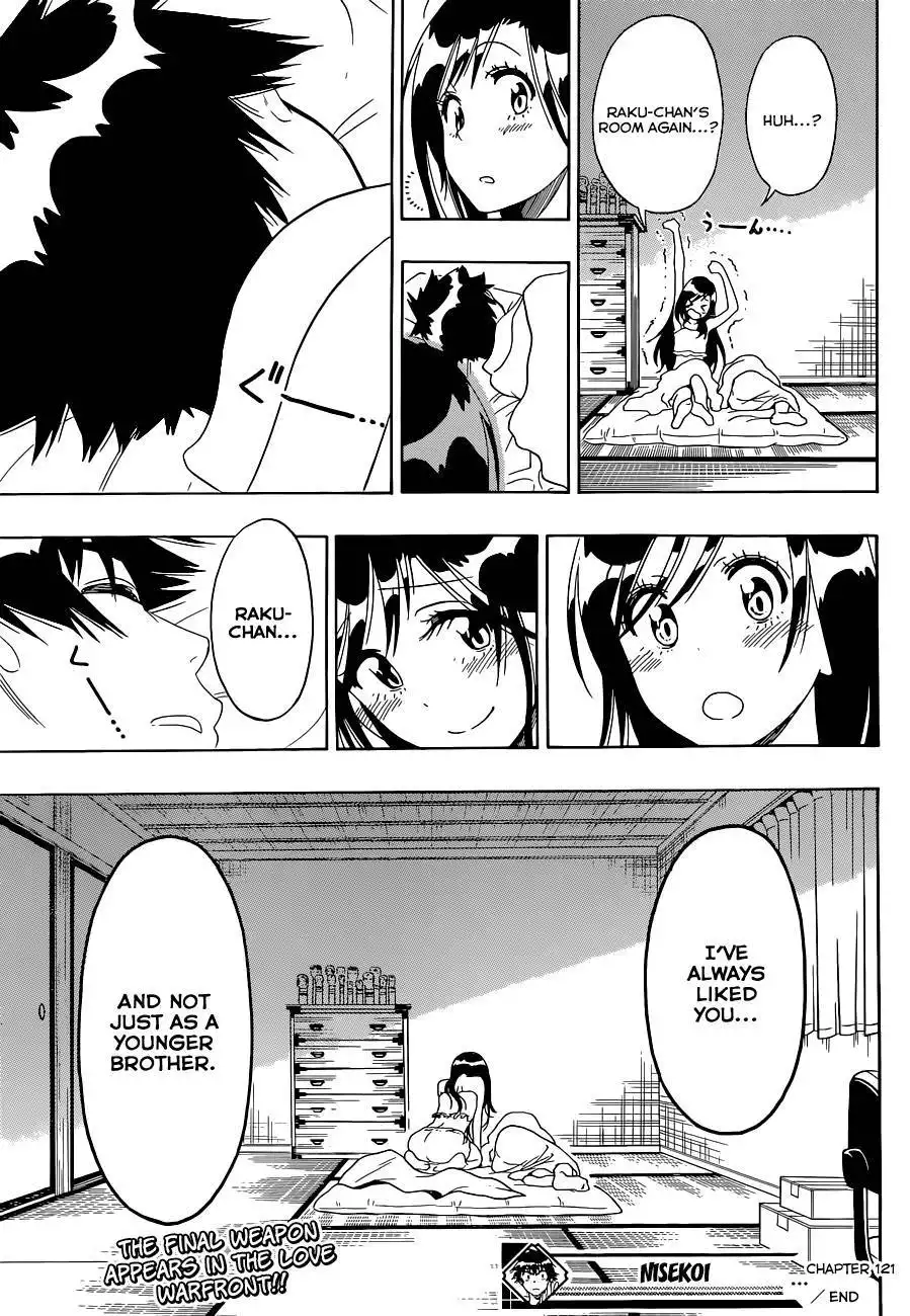 Nisekoi Chapter 121