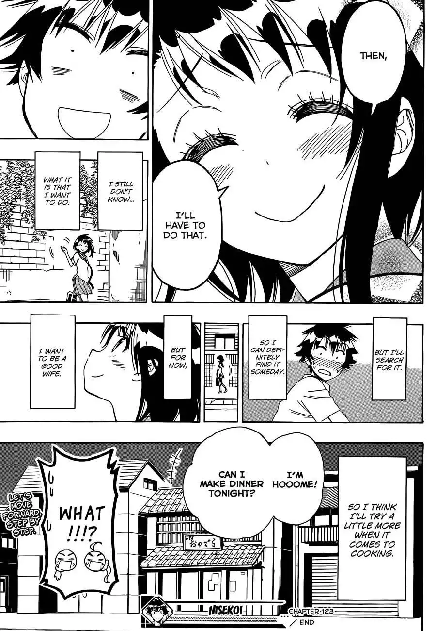 Nisekoi Chapter 123