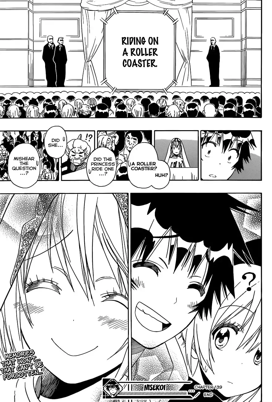 Nisekoi Chapter 139