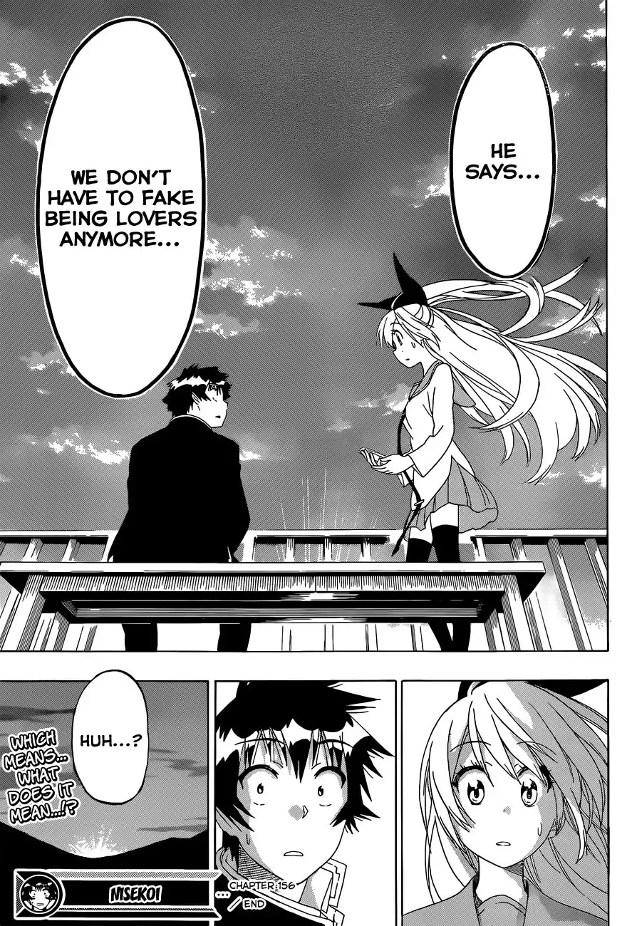 Nisekoi Chapter 156