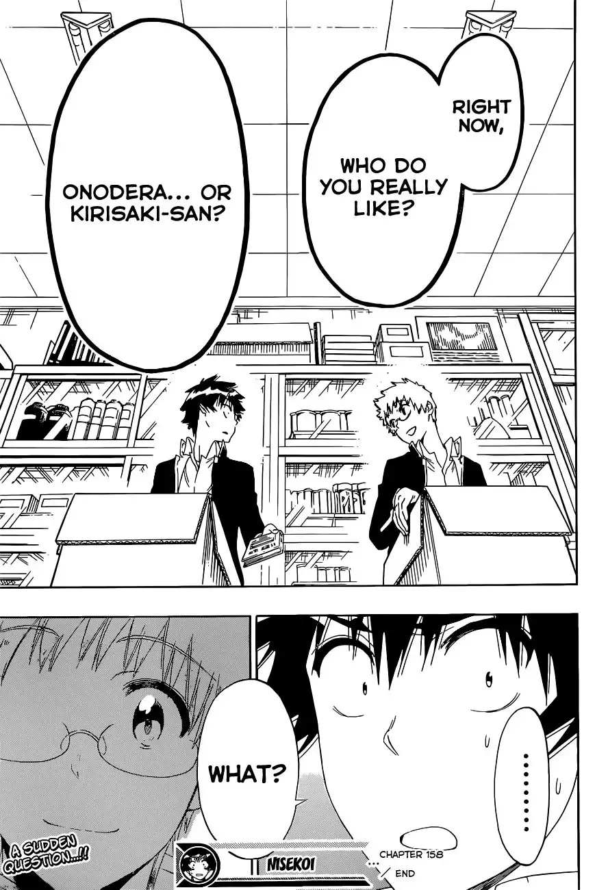 Nisekoi Chapter 158