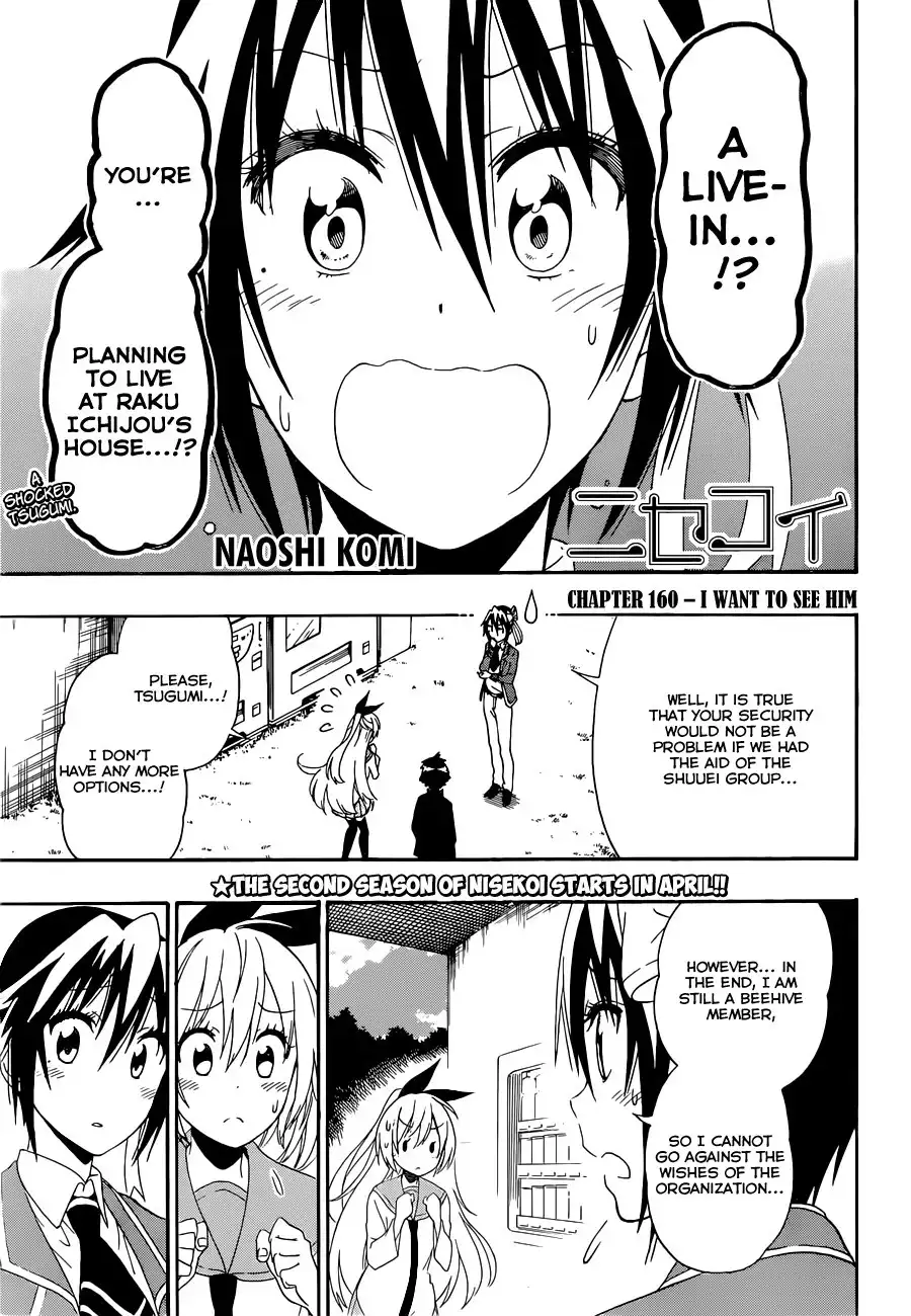 Nisekoi Chapter 160