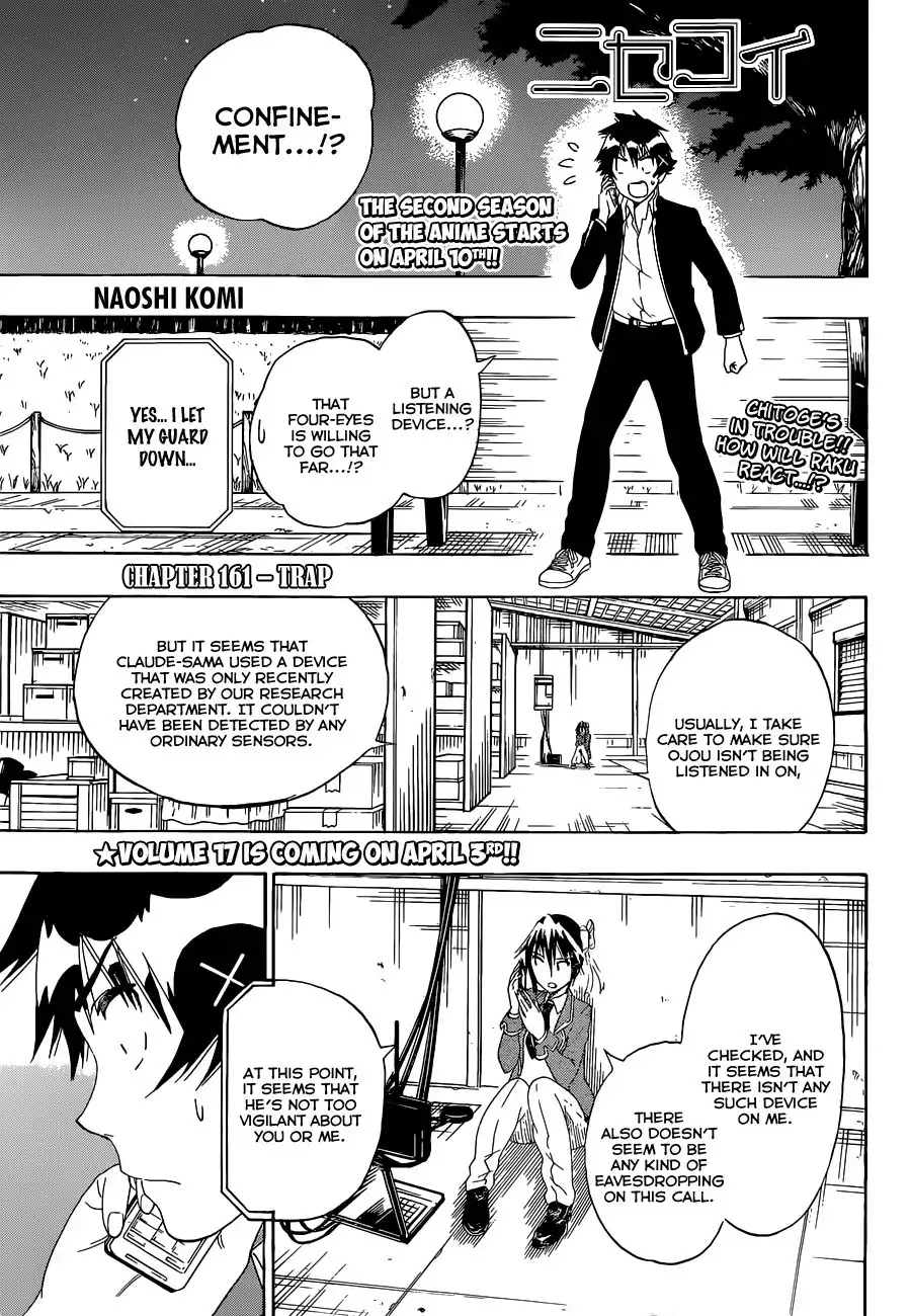 Nisekoi Chapter 161