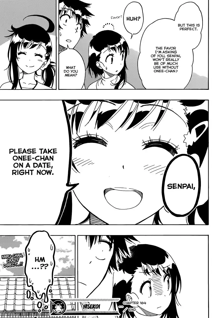 Nisekoi Chapter 164