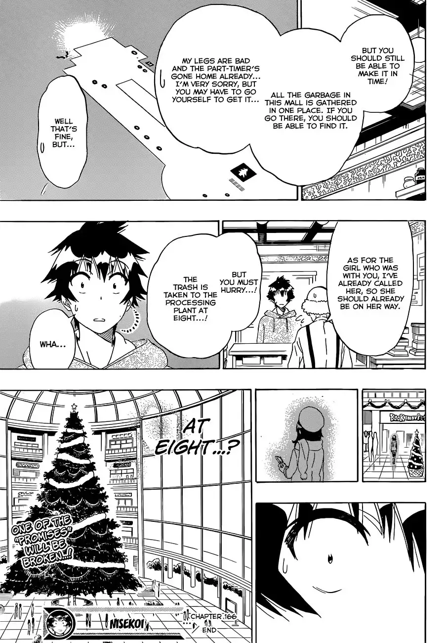 Nisekoi Chapter 166