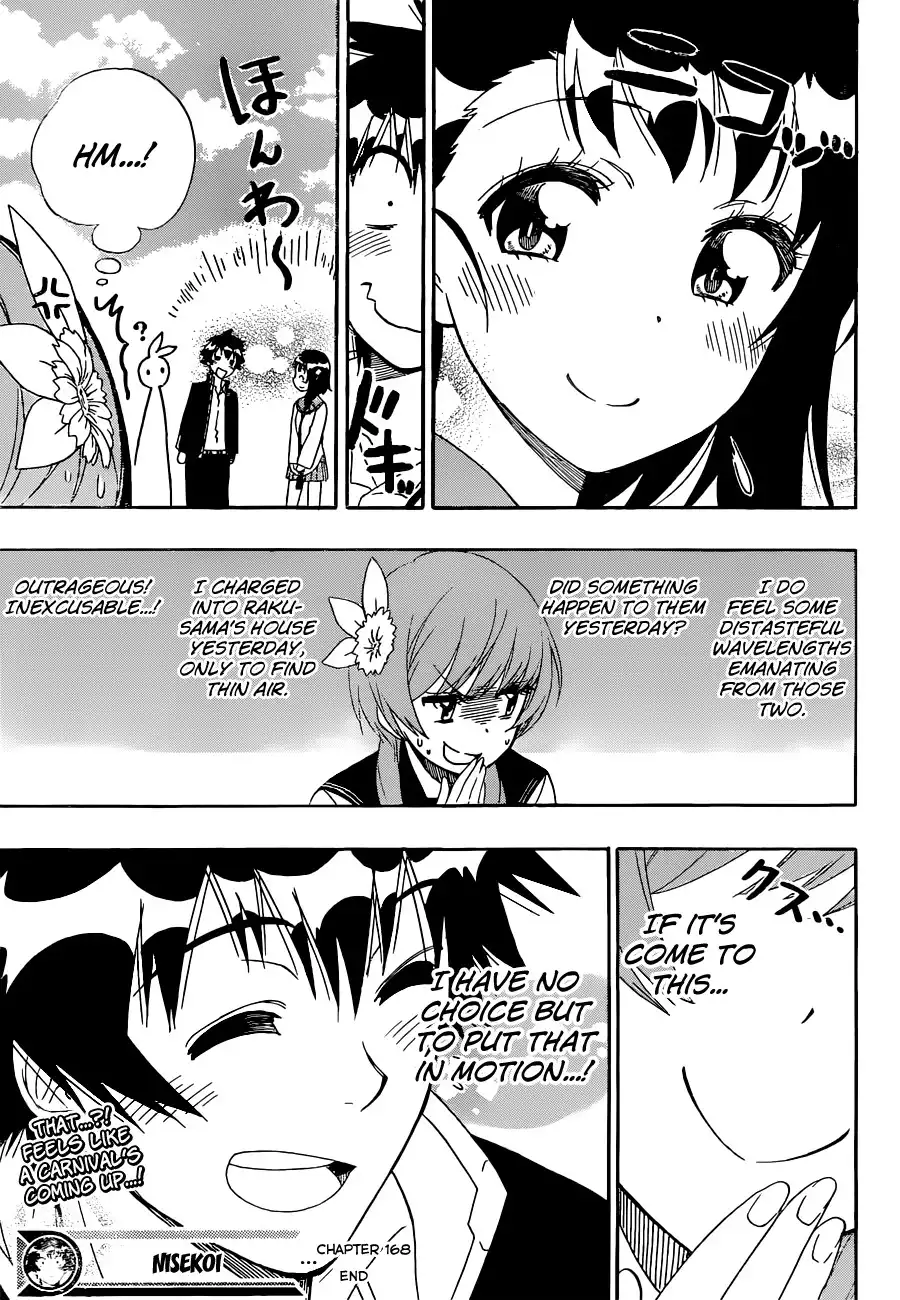 Nisekoi Chapter 168