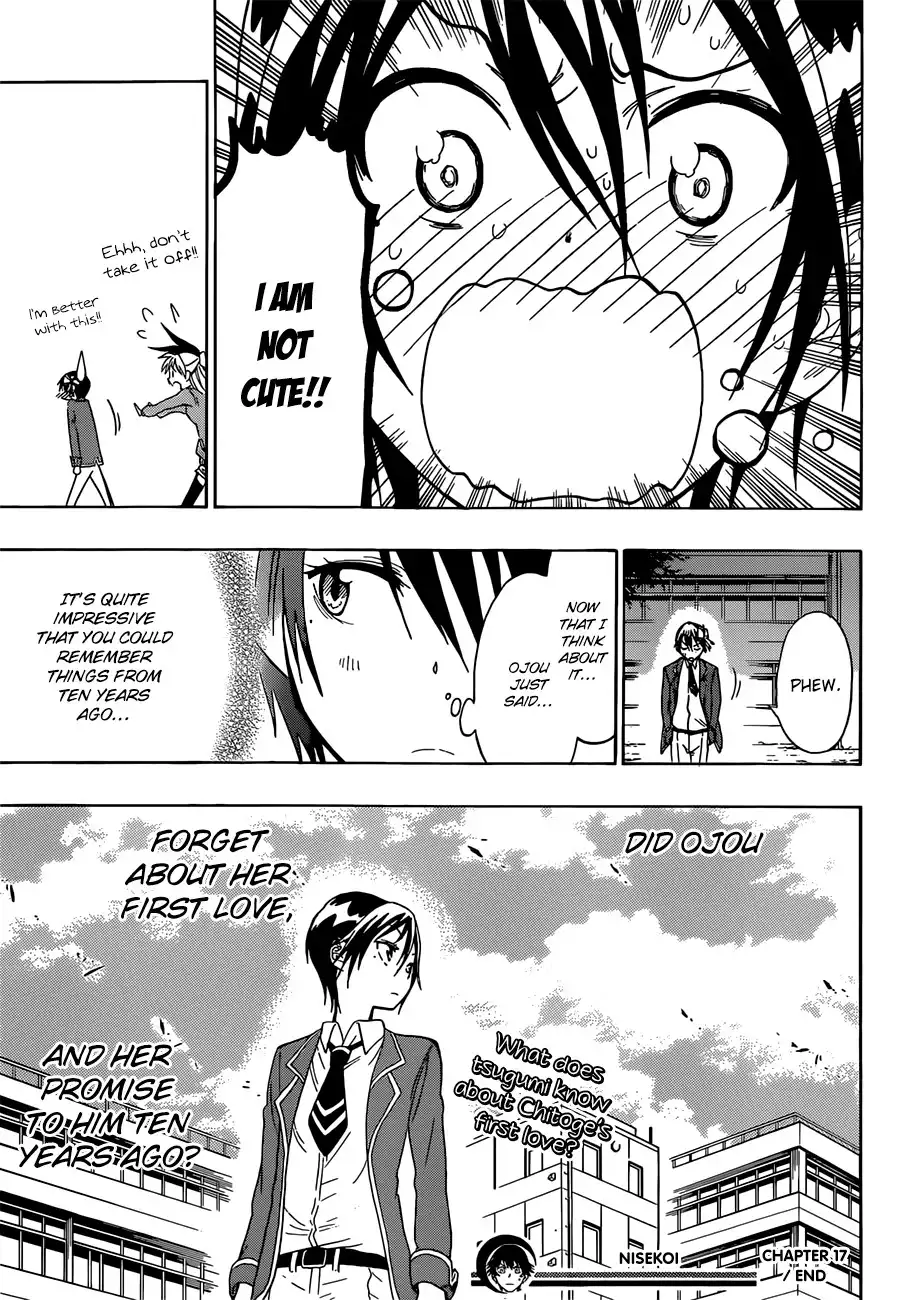 Nisekoi Chapter 17