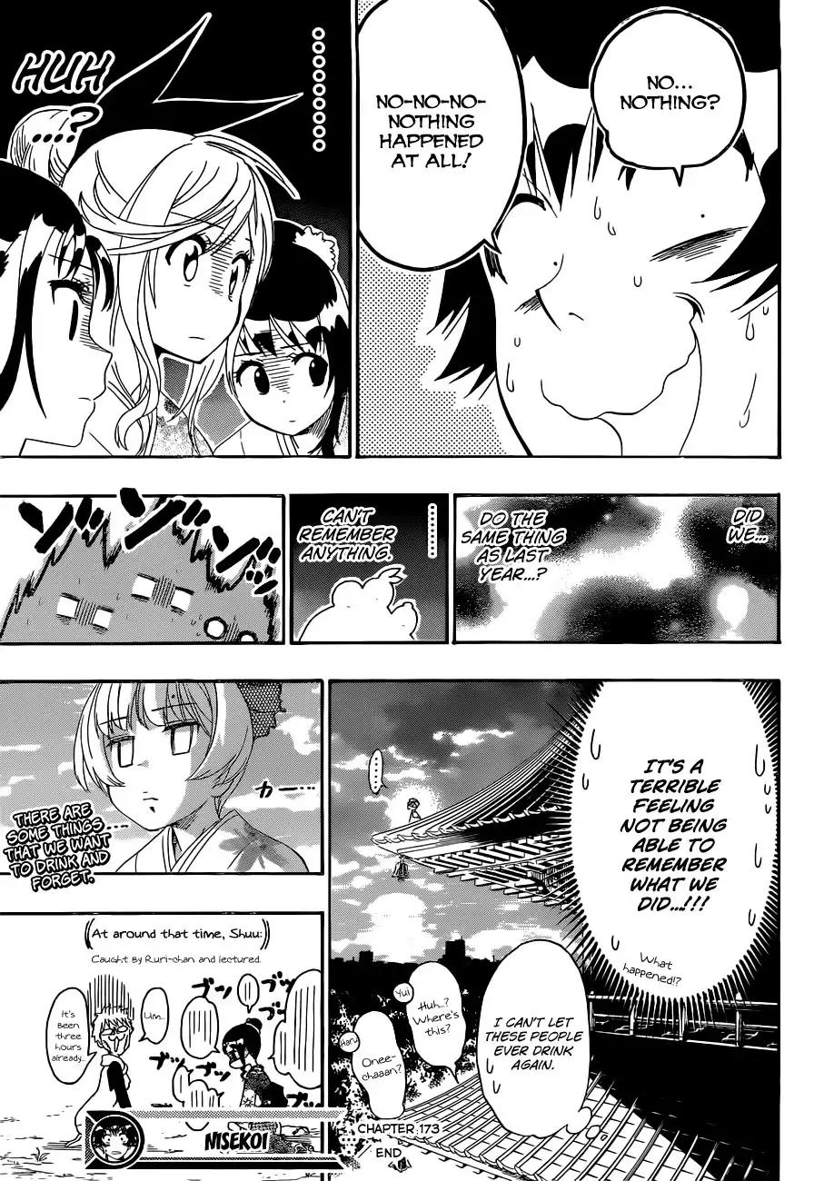 Nisekoi Chapter 173