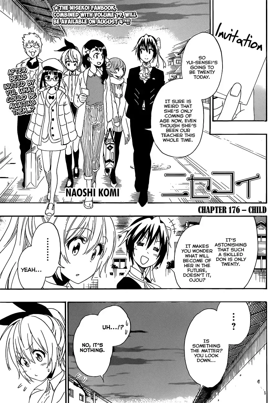 Nisekoi Chapter 176