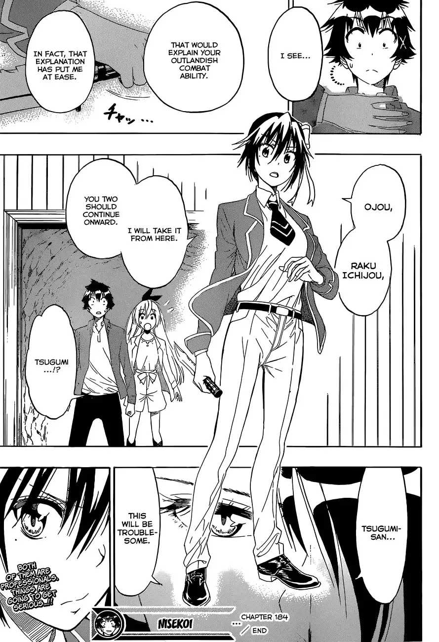 Nisekoi Chapter 184