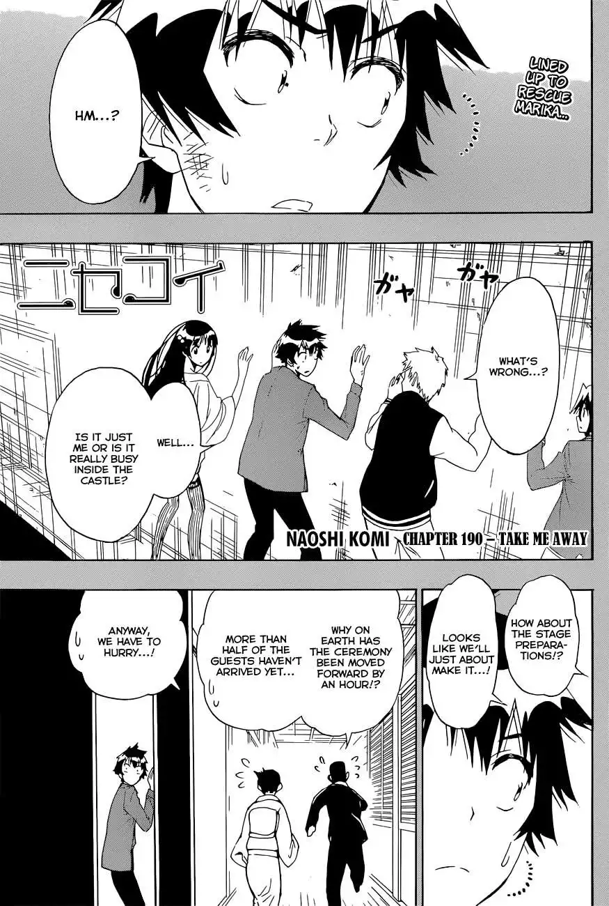 Nisekoi Chapter 190