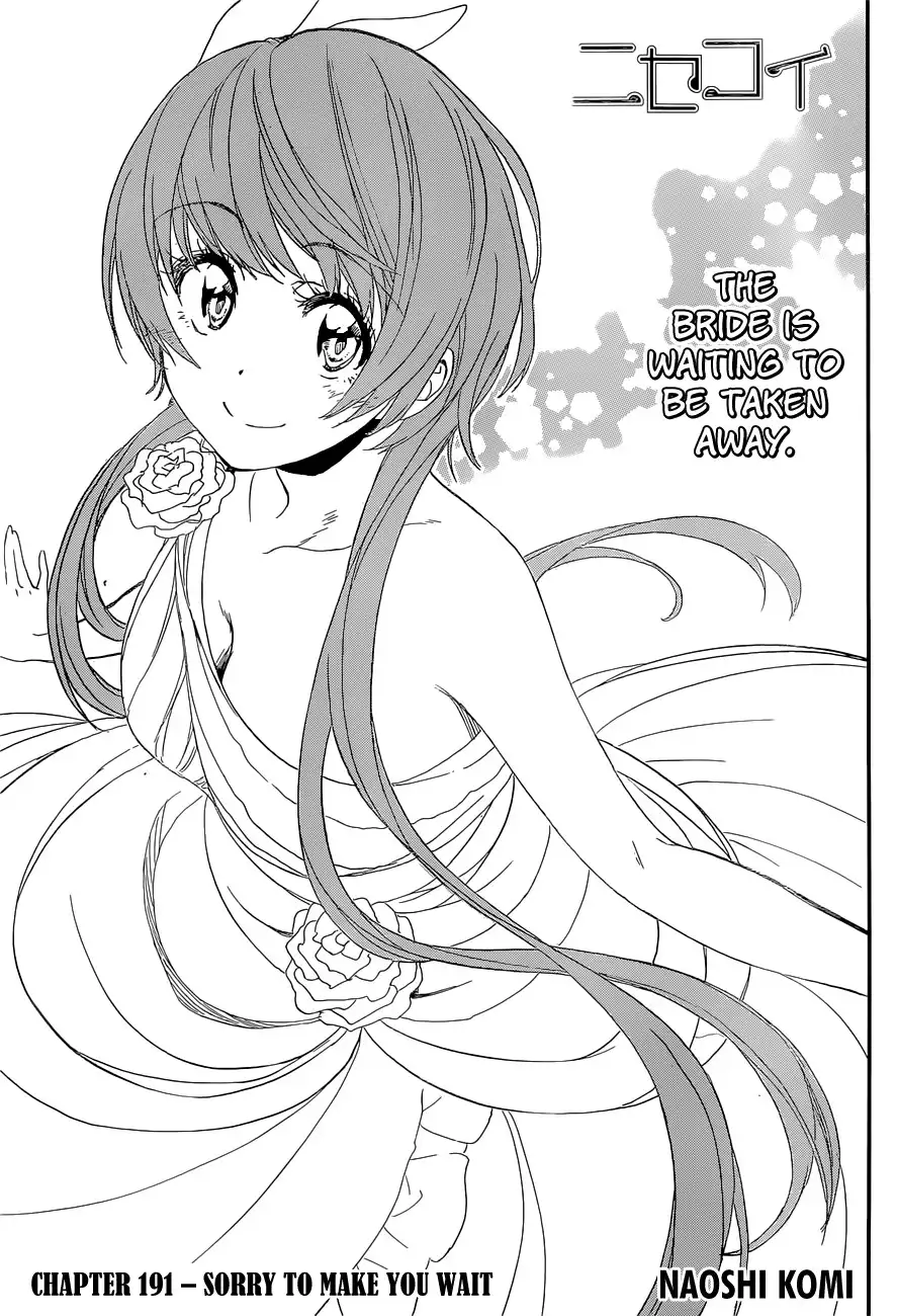 Nisekoi Chapter 191