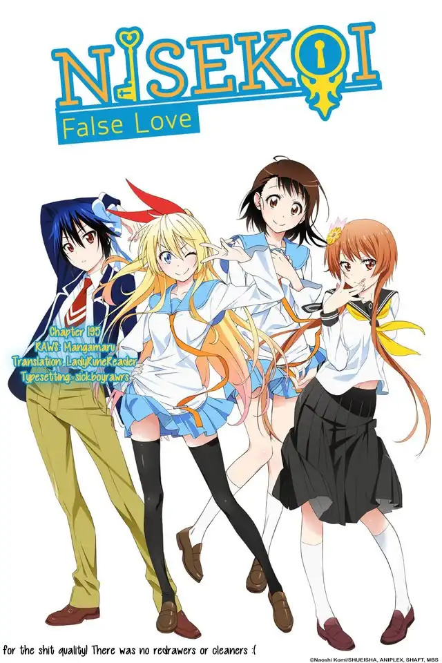 Nisekoi Chapter 195