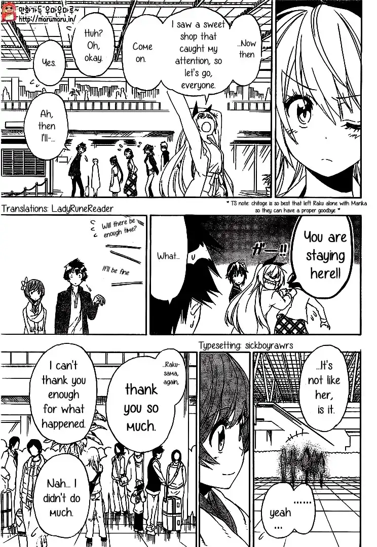 Nisekoi Chapter 195