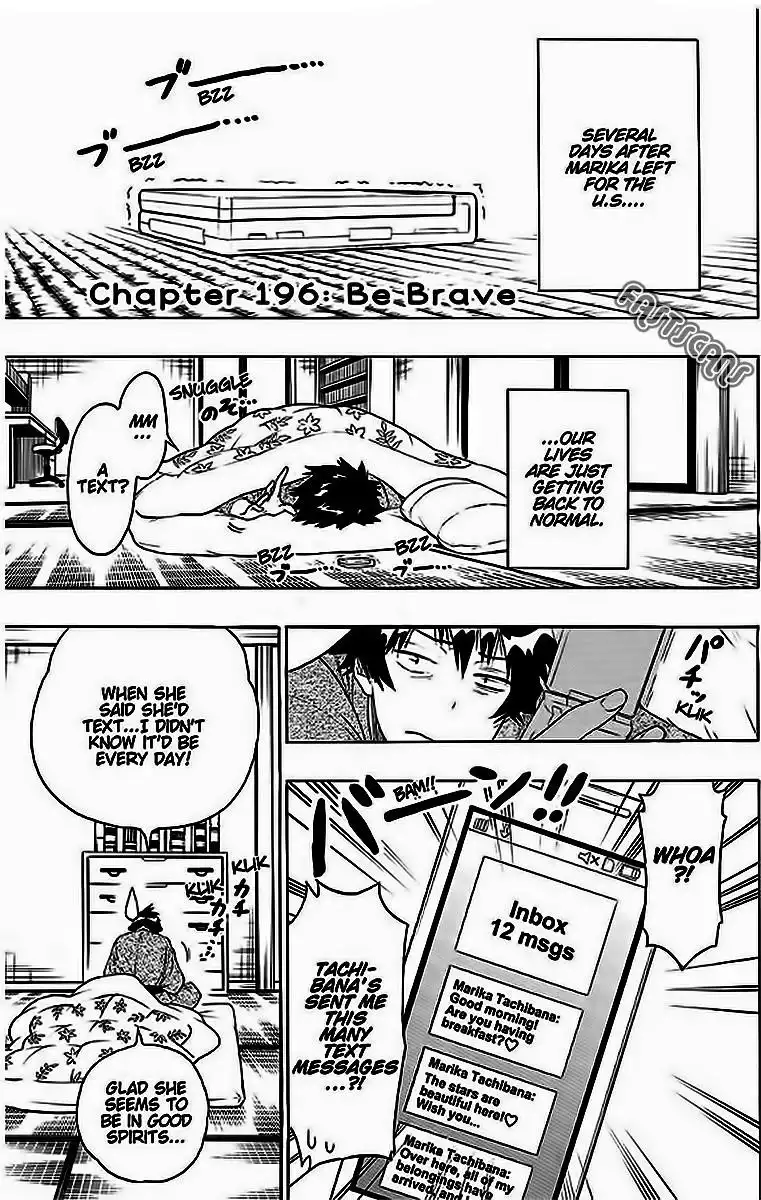 Nisekoi Chapter 196