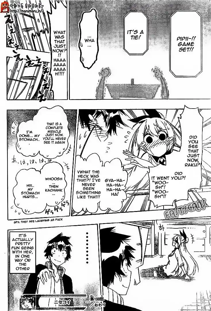 Nisekoi Chapter 198