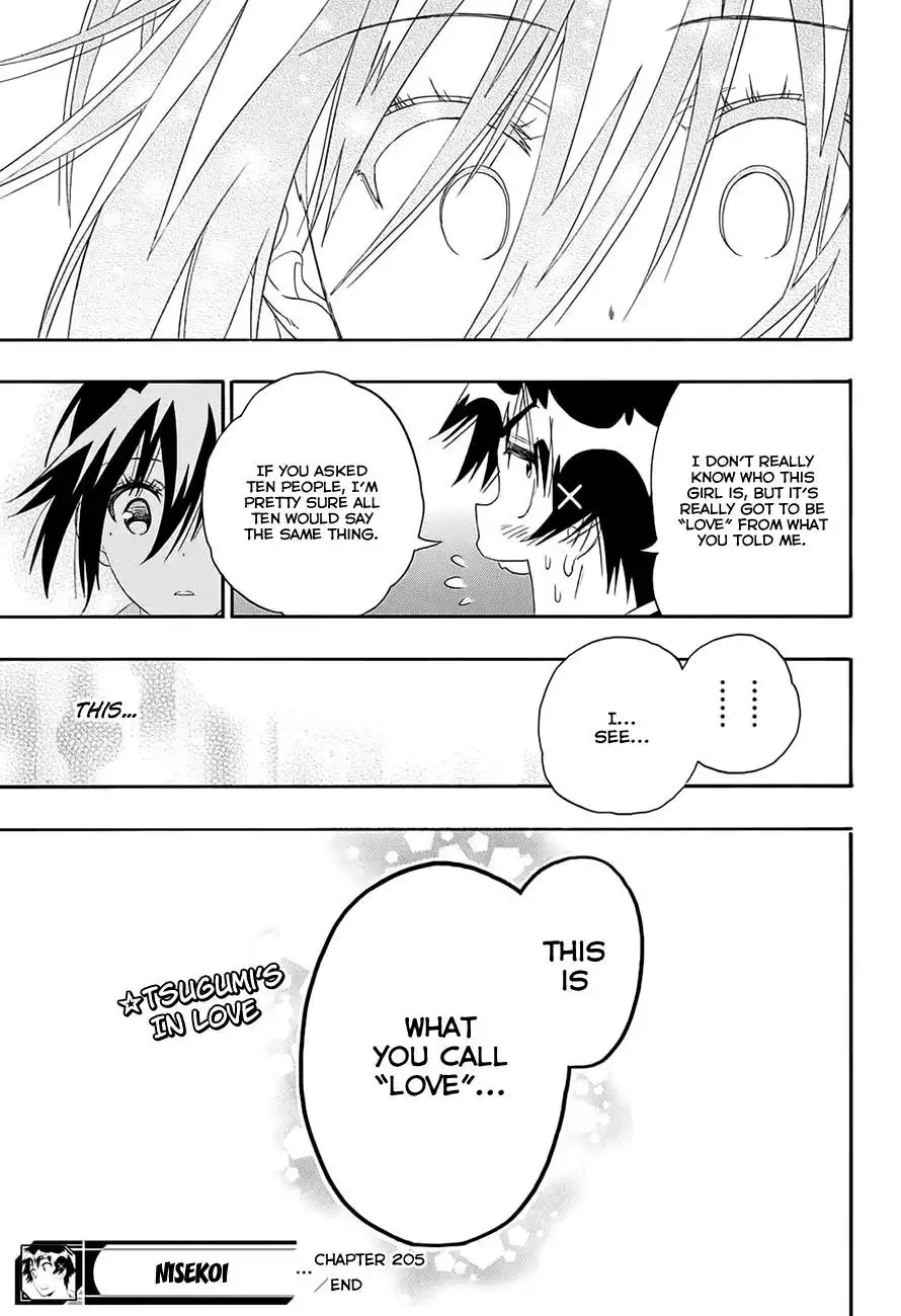 Nisekoi Chapter 205