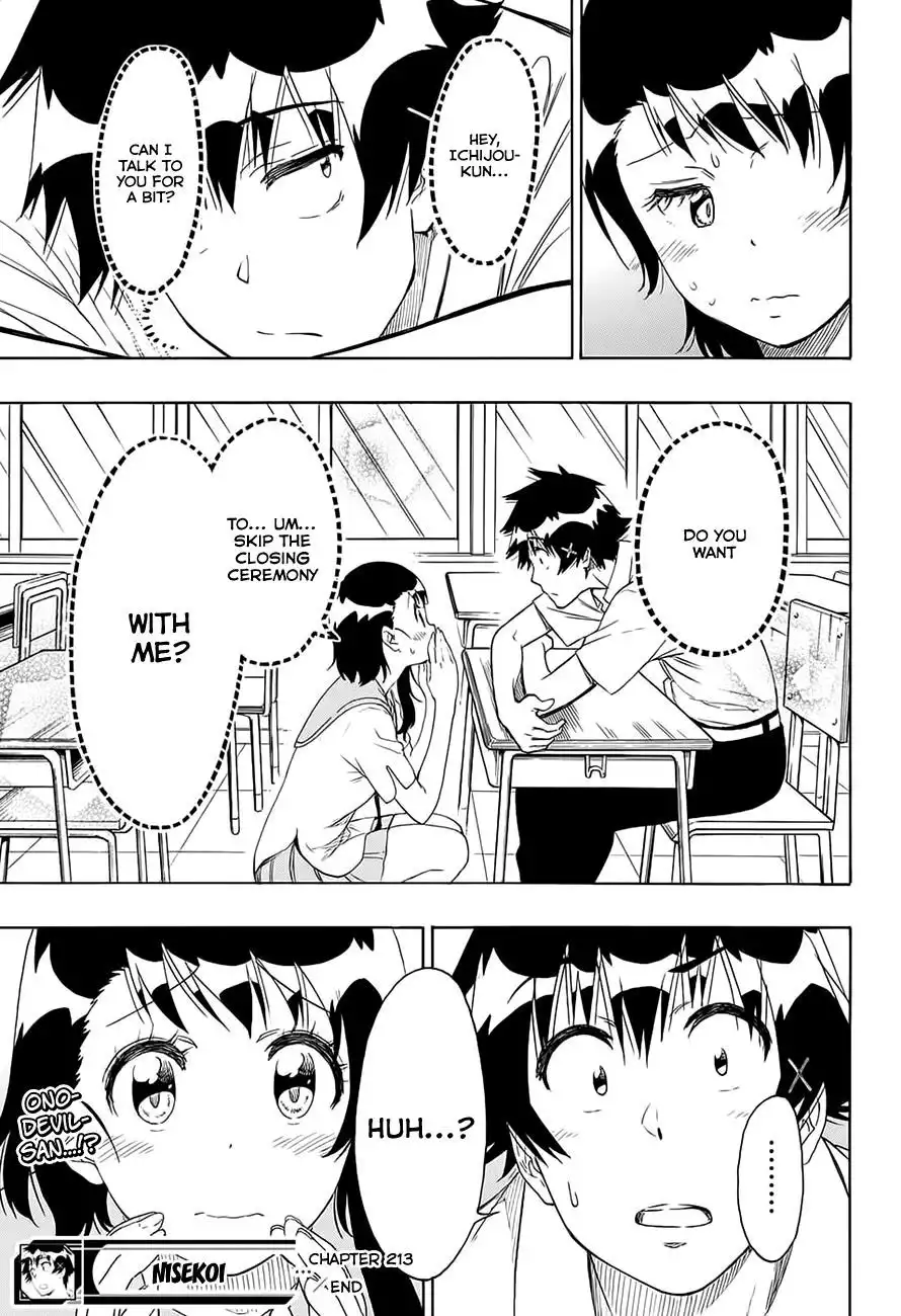 Nisekoi Chapter 213