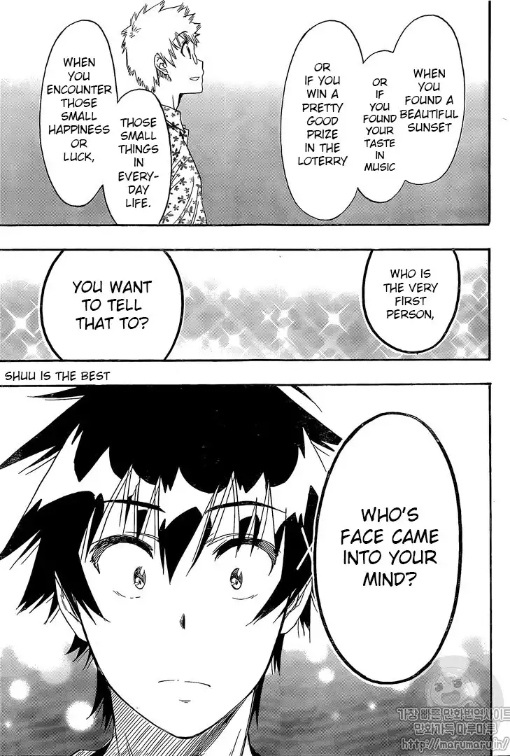 Nisekoi Chapter 217