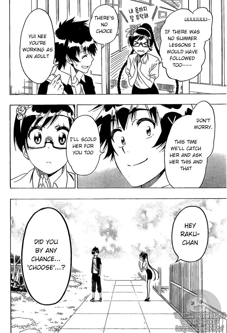 Nisekoi Chapter 218