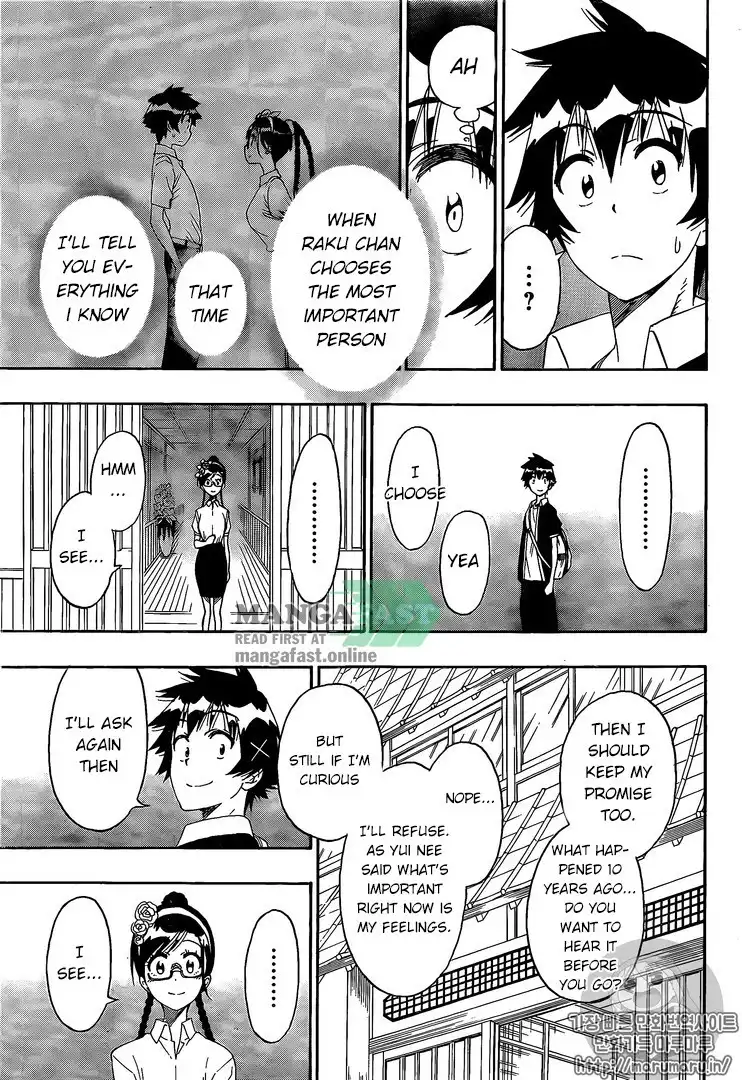 Nisekoi Chapter 218