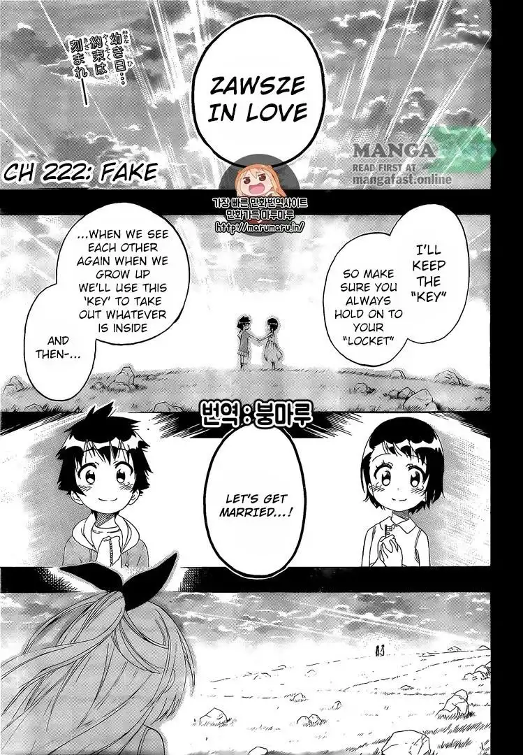 Nisekoi Chapter 222