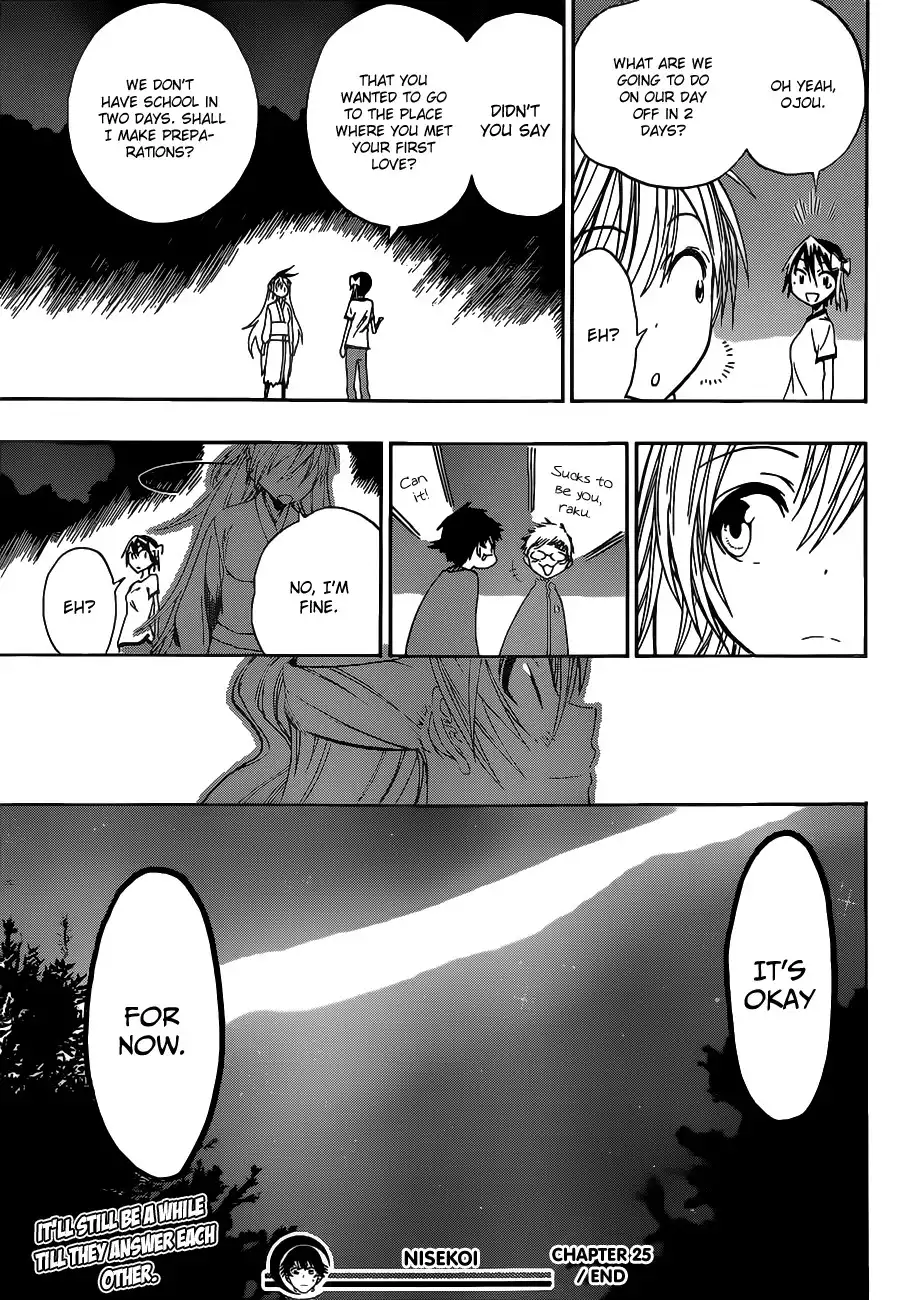 Nisekoi Chapter 25